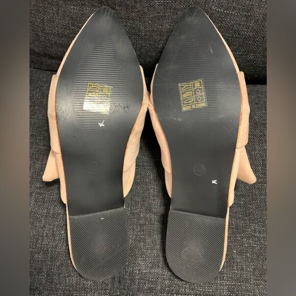 Nude Knoted Mules - Picture 4 of 6